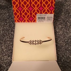 Stella and Dot Pave Spear Bracelet- Rose Gold
